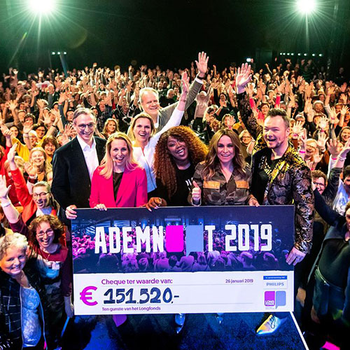 ADEMNOOT haalt ruim 150.000 euro op!