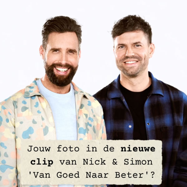Nick & Simon verzamelen foto’s met fans voor videoclip