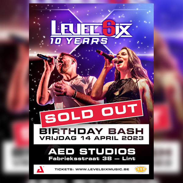 Lisa Michels en Jo Hens vieren 10 Jaar Level Six met nieuwe liveshow