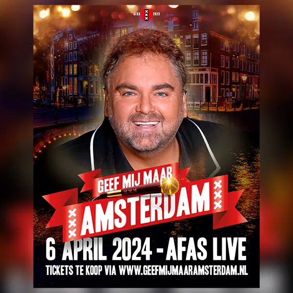 Peter Beense celebrates Amsterdam music at AFAS Live with ‘Geef Mij Maar Amsterdam’